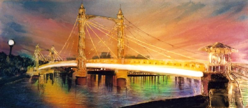 Лондон на картинах Робина Эккардта