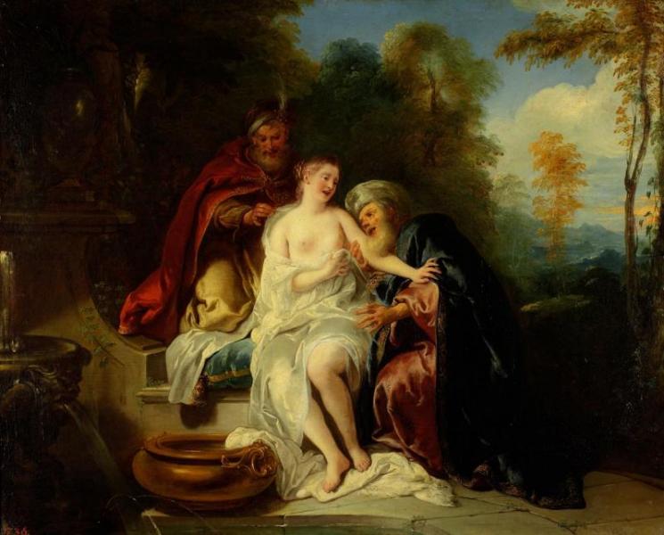 Картина Жана-Франсуа де Троя «Сусанна и старцы»