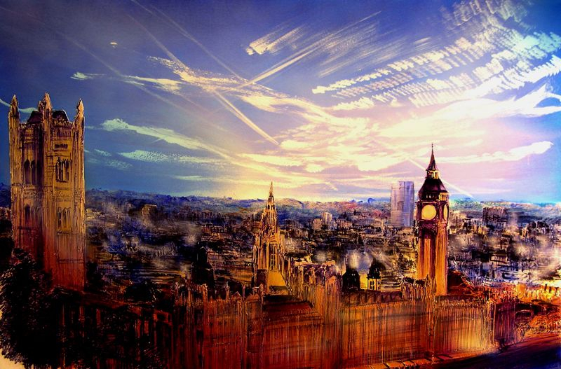 Лондон на картинах Робина Эккардта