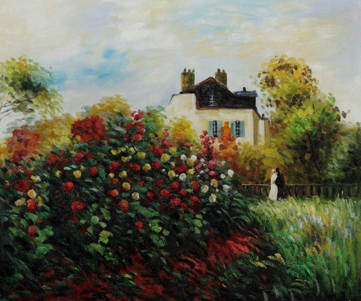 Сад на картинах Клода Моне