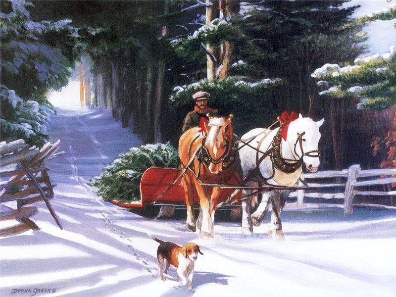 Рождество в иллюстрациях Донны Грин