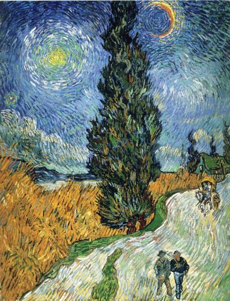 Винсент Ван Гог и его пшеничное поле с кипарисами