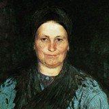 Актриса Пелагея Стрепетова, Репин, 1882 г