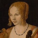 Автопортрет, Альбрехт Дюрер, 1498 г