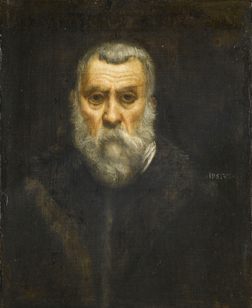 Автопортрет, Якопо Тинторетто, 1588 г