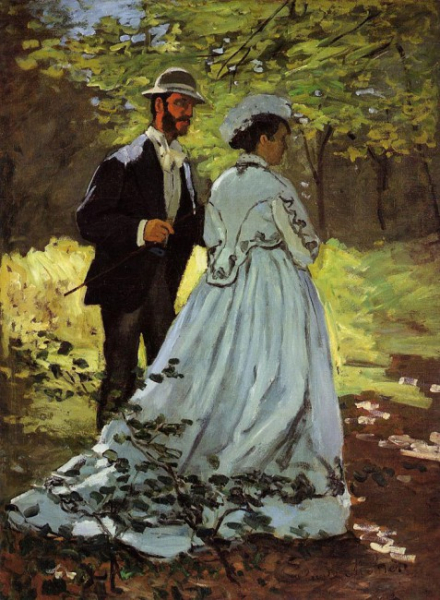 Базиль и Камилла, Клод Моне, 1865 г