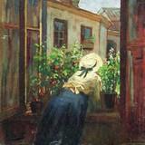 «Боярыня у окна», Константин Егорович Маковский — описание картины