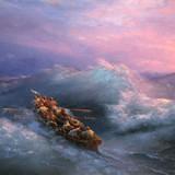 Бриг «Меркурий», атакованный двумя турецкими кораблями, Айвазовский