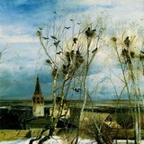 «Бурлаки на Волге», Алексей Кондратьевич Саврасов — описание картины