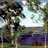 «Цветочный луг», Аркадий Александрович Рылов — описание картины