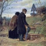 Сироты на кладбище, Перов, 1864 г