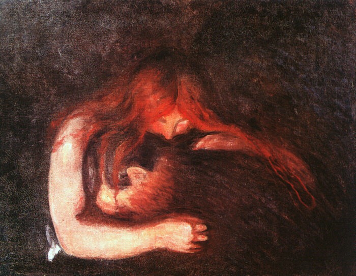 Эдвард Мунк, «Вампир», 1893 г