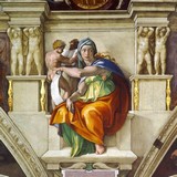 «Эритрейская Сивилла», Микеланджело Буонарроти — описание