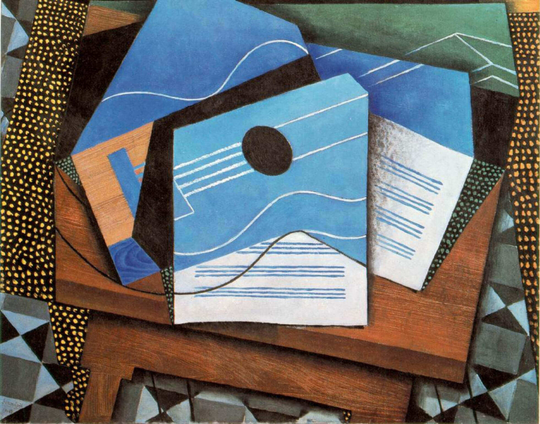 «Гитара на столе», Хуан Грис — описание картины