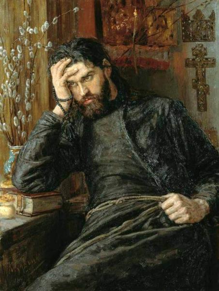 «Монах», Константин Савицкий — описание картины