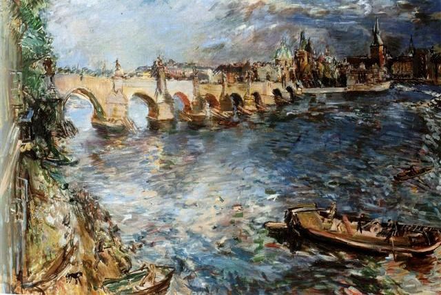Карлов мост в Праге, Оскар Кокошка, 1936 г
