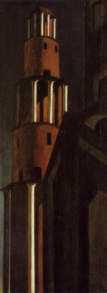 Картина «Башня», Джорджо де Кирико, 1913 г