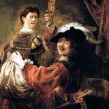Картина Даная, Рембрандт, 1636 г