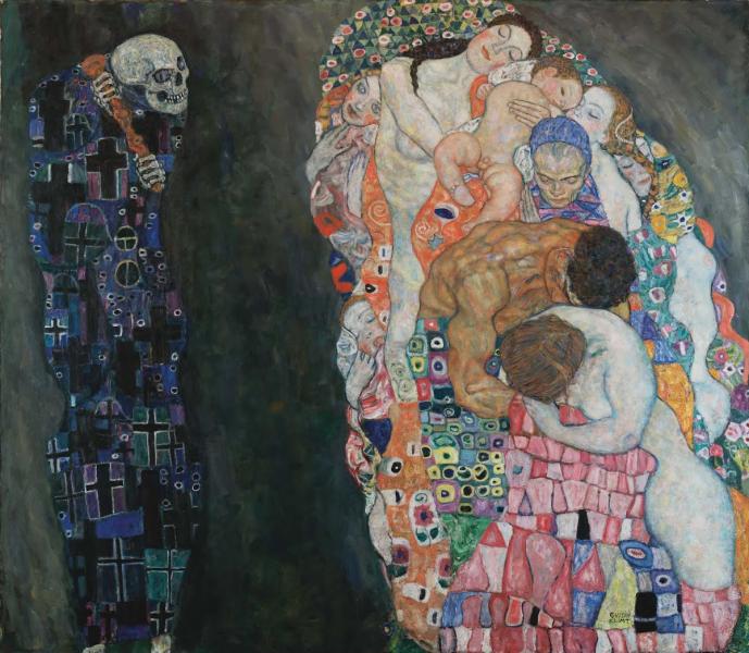 Картина Густава Климта «Смерть и жизнь», описание