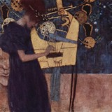 Картина «Любовь», Густав Климт, 1895 г