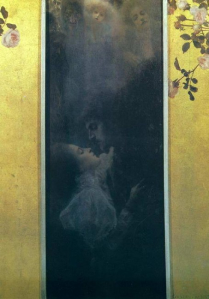 Картина «Любовь», Густав Климт, 1895 г