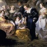 Картина «Похищение дочерей Левкиппона», Рубенс