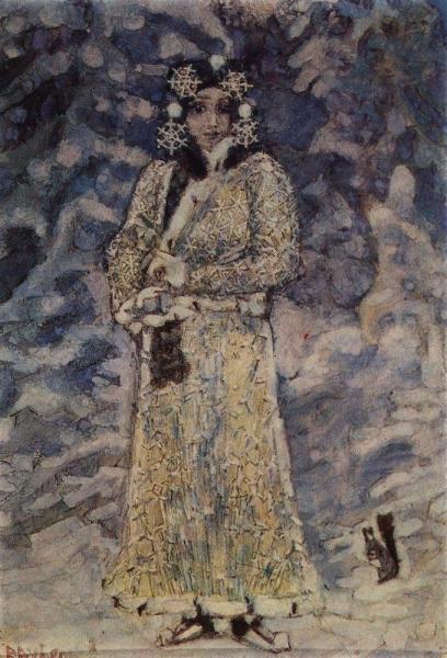 Картина «Снегурочка», Михаил Врубель, 1890 г