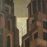 Картина «Вокзал Монпарнас», Джорджо де Кирико, 1914 г