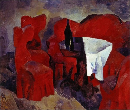 Красная мебель, Роберт Рафаилович Фальк, 1920 г