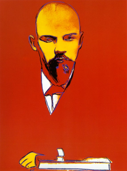 «Красный Ленин», Энди Уорхол — описание картины