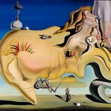 Отражение лебедей в слонах, Сальвадор Дали, 1937 г