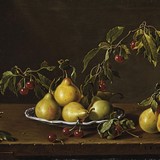 «Лосось, лимон и три сосуда», Луис Мелендес — описание картины