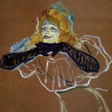 Мадемуазель Дио за фортепиано, Тулуз-Лотрек, 1890 г