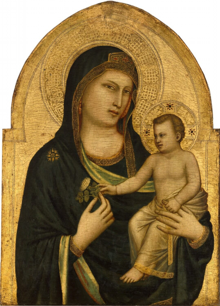 «Мадонна с младенцем», Джотто ди Бондоне — описание картины