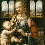 Мадонна с младенцем (Мадонна Бенуа), да Винчи, 1478 г