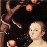 Мадонна с младенцем под яблоней, Лукас Кранах Старший