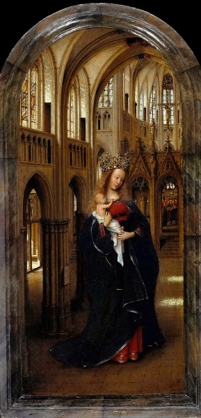 «Мадонна в церкви», Ян ван Эйк — описание картины