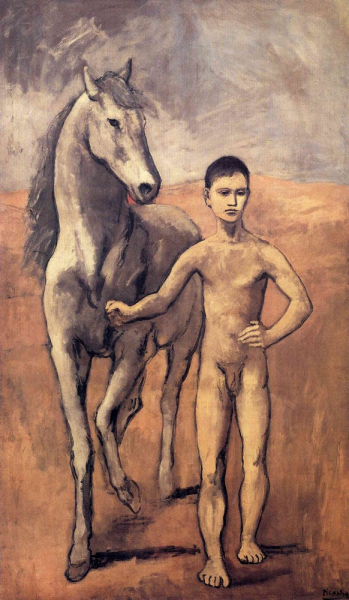 Мальчик, ведущий лошадь, Пабло Пикассо, 1906 г