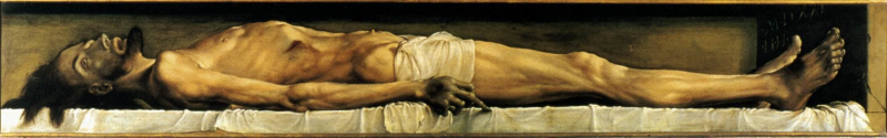 «Мертвый Христос во гробе», Ганс Гольбейн — описание картины