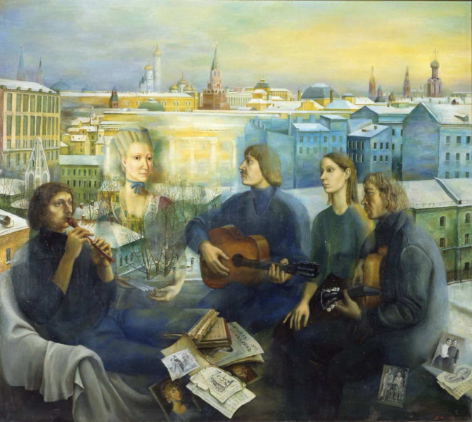 Московский вечер, Татьяна Григорьевна Назаренко, 1978 г
