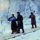 «На качелях», Николай Александрович Ярошенко — описание картины