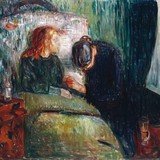 «Ночь в Сен-Клу», Эдвард Мунк — описание картины
