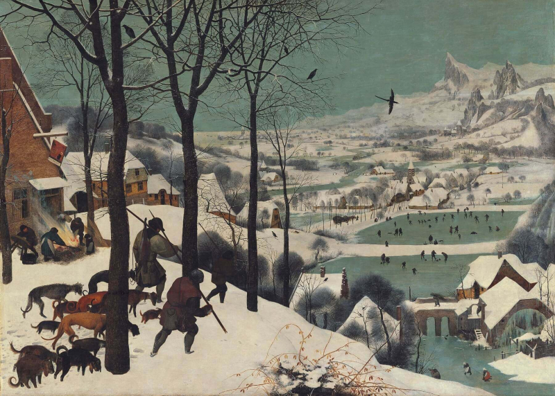 «Охотники на снегу», Питер Брейгель Старший — описание картины