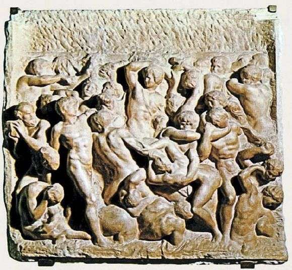 Описание барельефа Микеланджело Буанарроти «Битва кентавров»