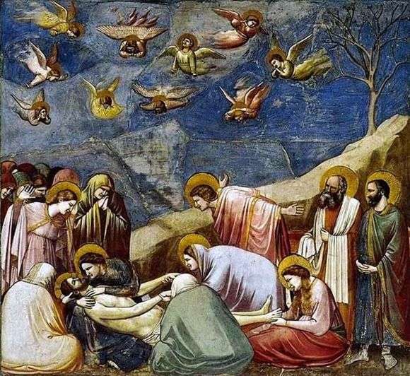 Описание фрески Джотто ди Бондоне «Оплакивание Христа