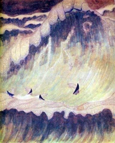 Описание картины Микалоюса Чюрлёниса «Соната моря»