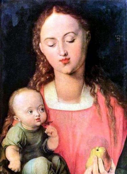 Описание картины Альбрехта Дюрера «Мария с младенцем»