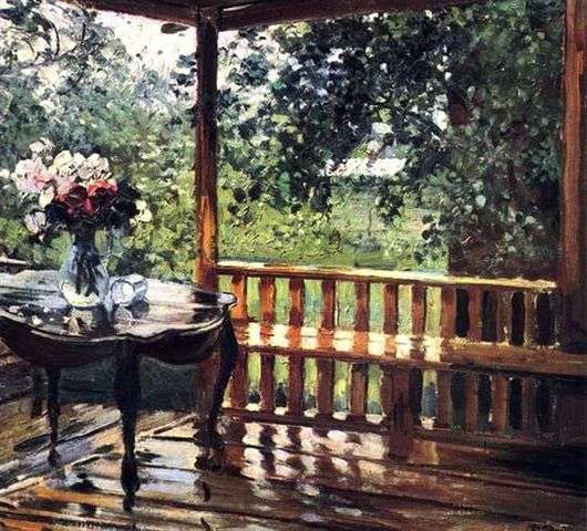 Описание картины Александра Герасимова «После дождя»