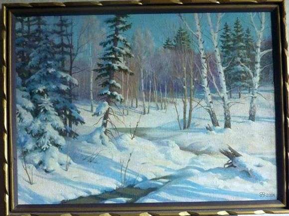 Описание картины Александра Захарова «Зима»