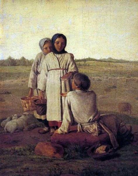 Описание картины Алексея Венецианова «Крестьянское дитя в поле»